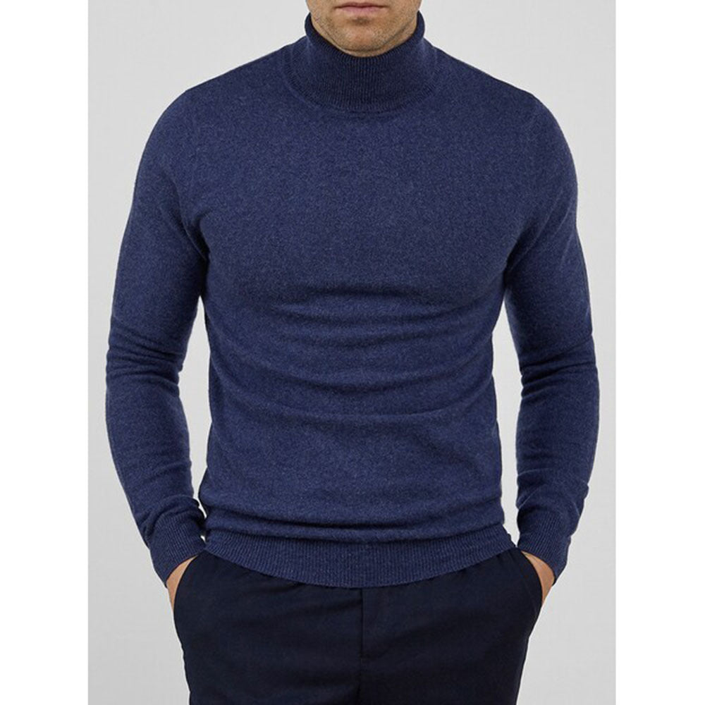 Men's Plain Knit Sweater – Stylish Casual Knit Sweater
