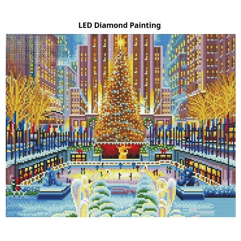 DIY Diamond Painting Set | Buy luminous picture with frame