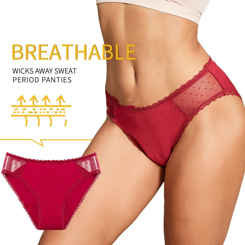 Women's Lace Leakproof Briefs – Elegant, Hygienic & Comfortable