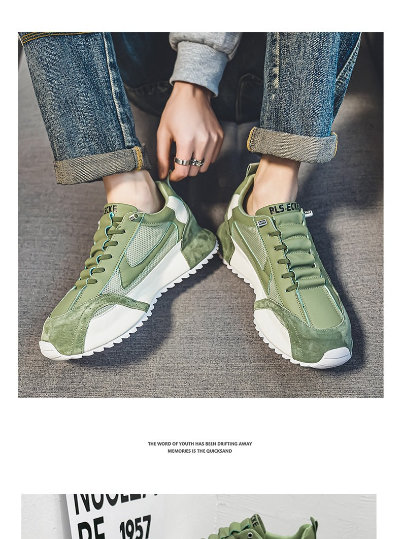 Men's sneakers with height-increasing thick sole | breathable non-slip