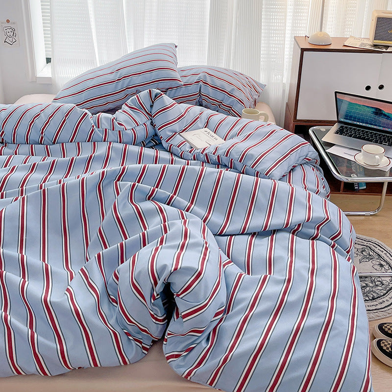 Korean Bettwäsche Set minimalistisch | Baumwolle modern weich