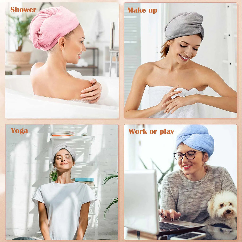Mikrofaser Haar Turban Set | Schnell trocknend kaufen