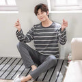 Men's Long Sleeve Pyjama Set | Lightweight Sleepwear for Transition Season