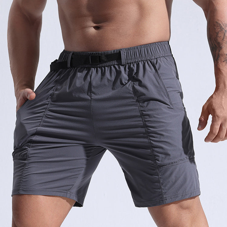 Men's Sport Cargo Shorts – Elastic Casual Shorts with Pockets