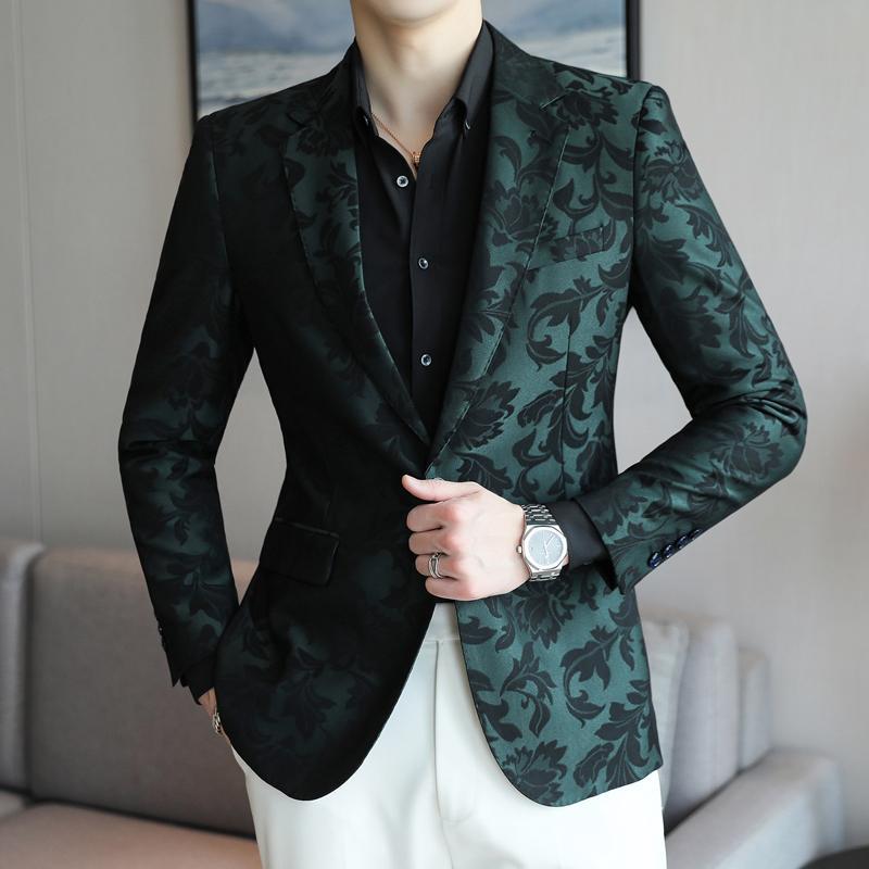 Men's Slim Fit Plain Blazer – Modern Spring Summer Blazer