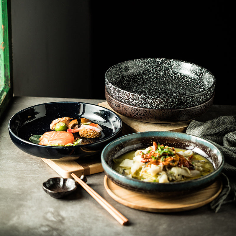 Japanischer Keramik Sushi Teller – Elegantes Serviertablett