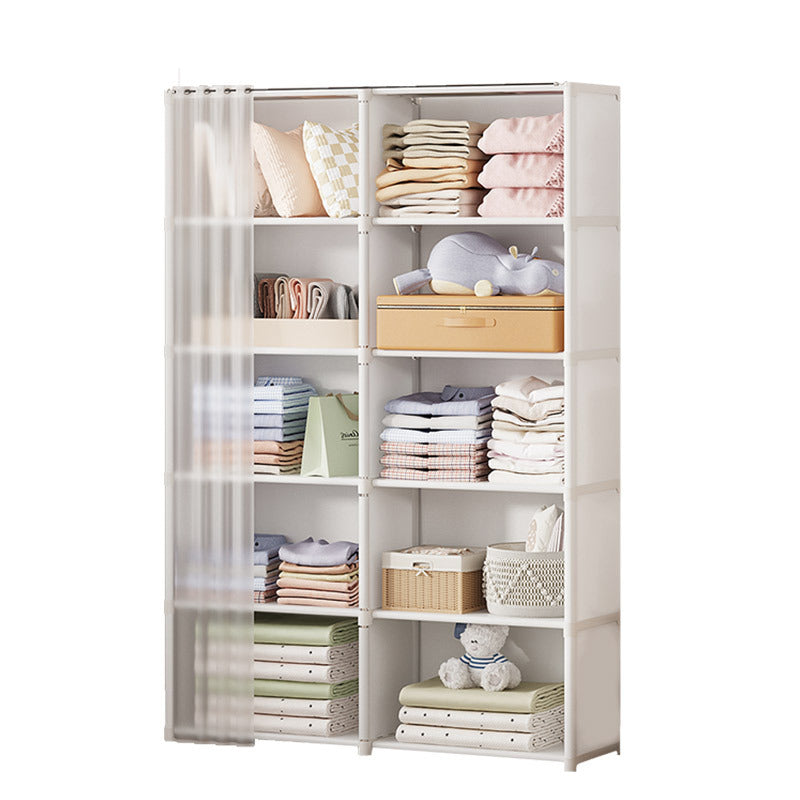 Wardrobe dustproof compact bedroom organizer tidy