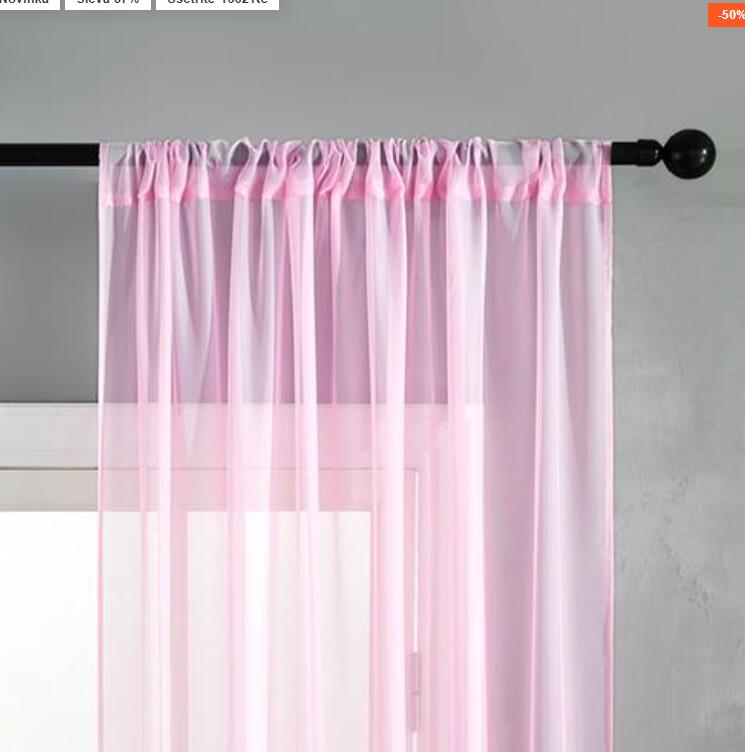 Cotton Linen Curtain | Modern lightweight plain natural