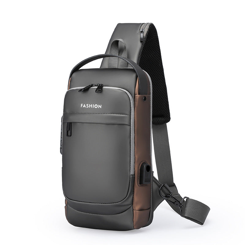 Men's Anti-Theft Bag | Large Combination Lock Chest Bag