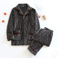Flannel Couple Pajama Set – Warm Autumn & Winter Pajamas