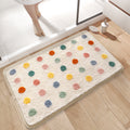 Flocking Absorbent Bathroom Floor Mats
