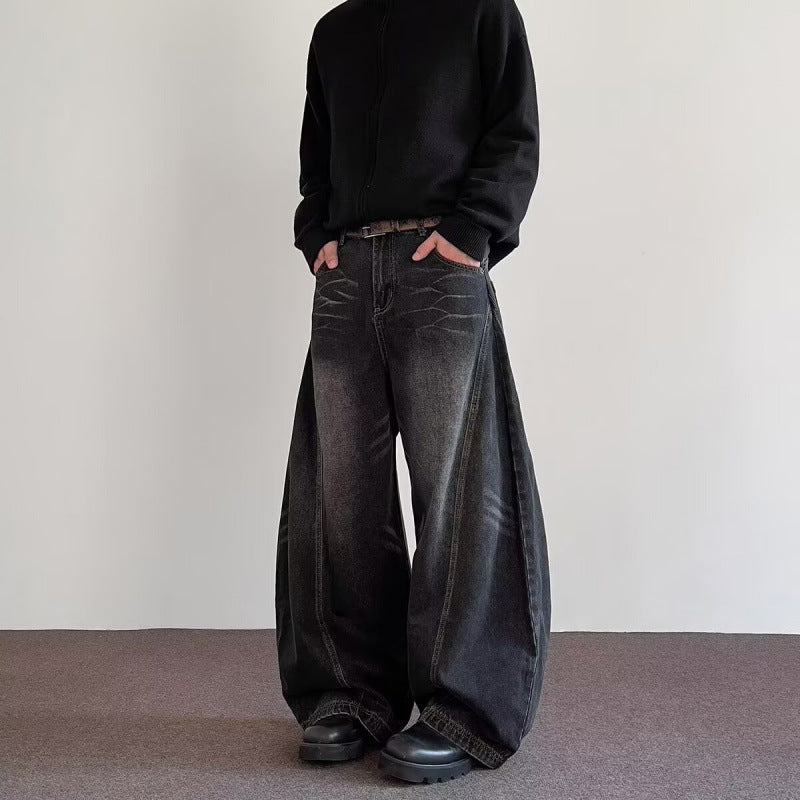 Men's Wide Leg Pants Premium – High Street Relaxed Fit Pants