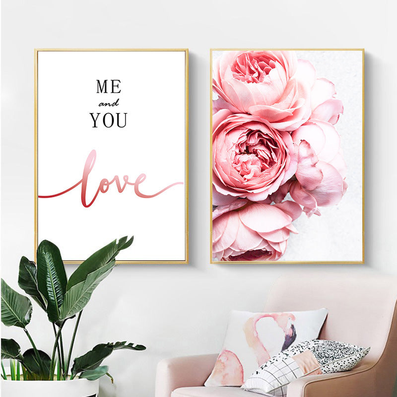 Modern Floral Posters | Wall Art Flowers Decor Modern