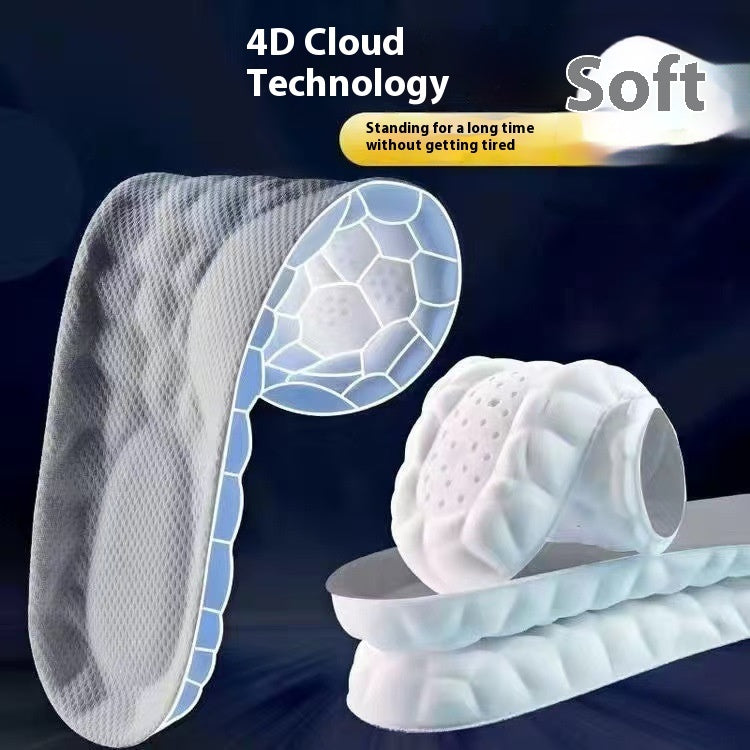 Sports Insoles | Shock Absorbing Arch Support Elastic Running