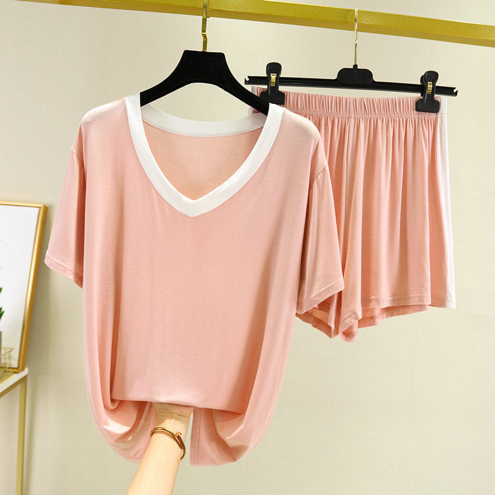 Women's Colorblock Pajamas | Fashionable Contrast Loungewear