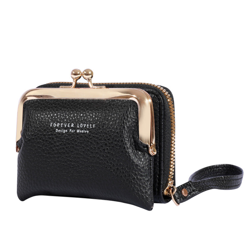 Women's Leather Wallet Small - Many Card Slots & Large Capacity