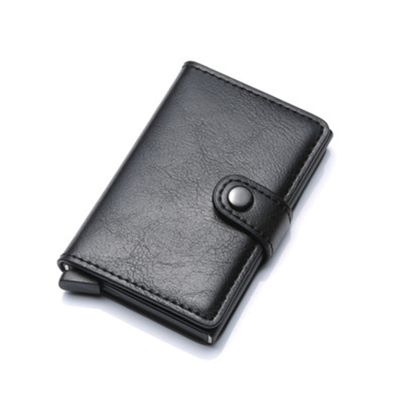 RFID Men's Wallet | Aluminum | Anti-theft Leather Wallet