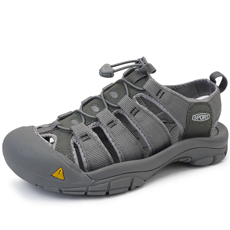 Men's XXL Outdoor Sandals Closed Toe Thick Sole