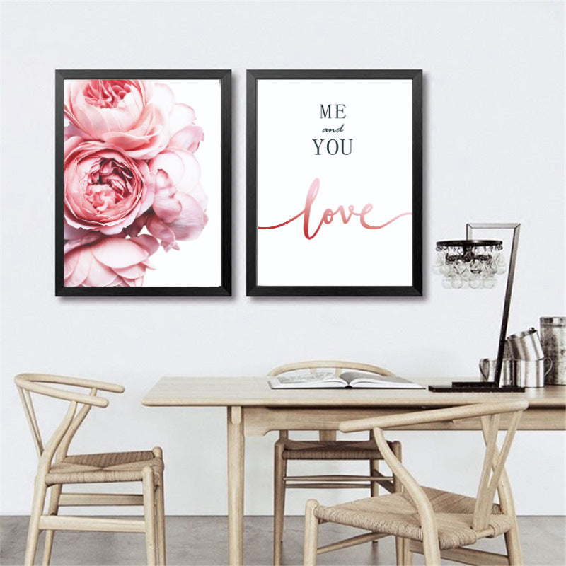 Modern Floral Posters | Wall Art Flowers Decor Modern