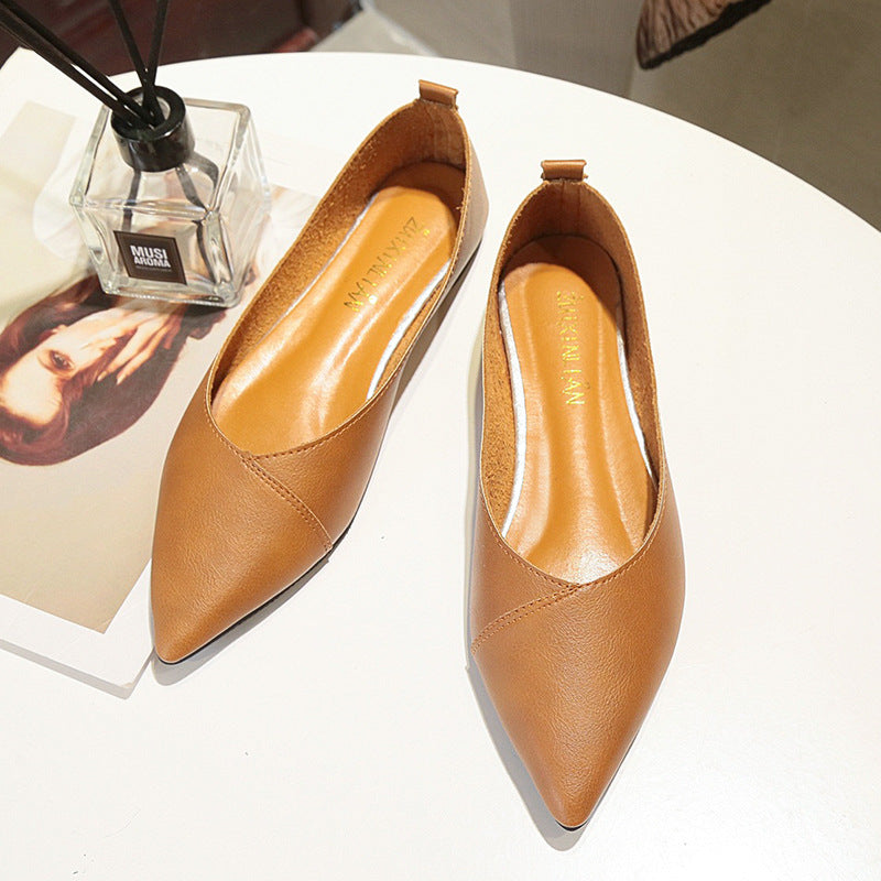 Damen Pumps Spitz Niedriger Absatz | Elegante Komfort Schuhe