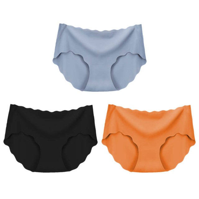 3-Pack Women's Seamless Briefs | Silky Look Sexy Underwear