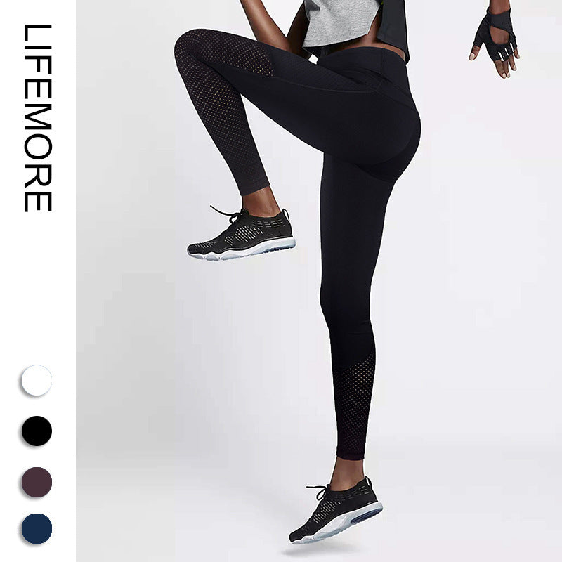 Women's Seamless Tummy Control Leggings – Nude Feel Yoga Sports Pants