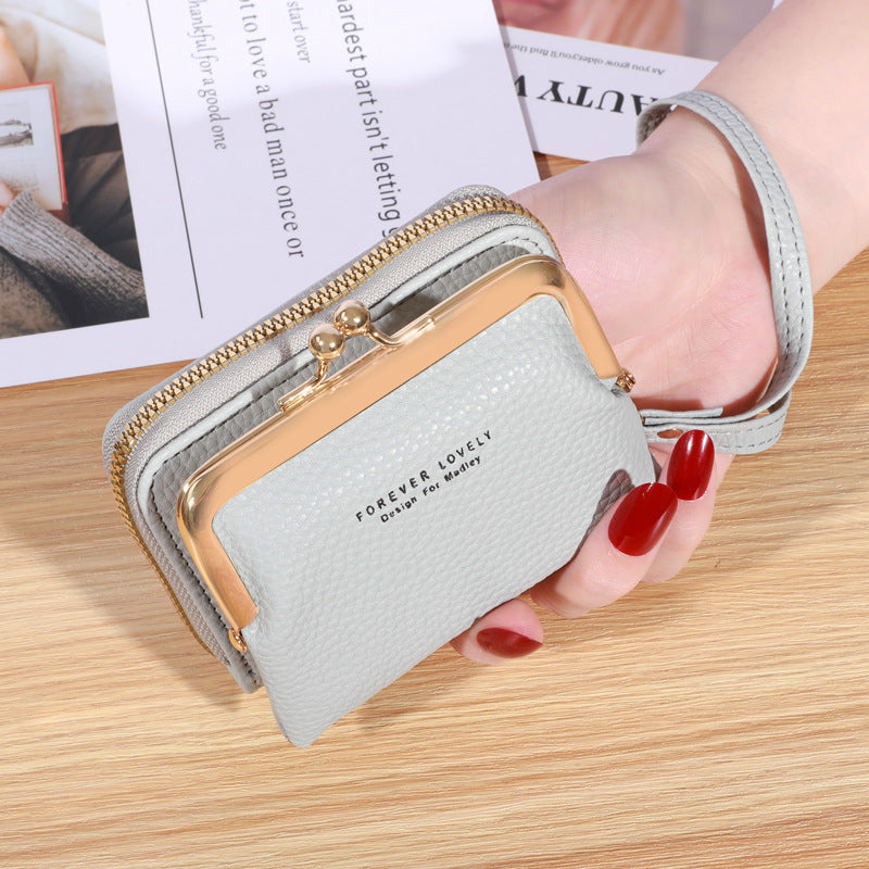 Women's Leather Wallet Small - Many Card Slots & Large Capacity