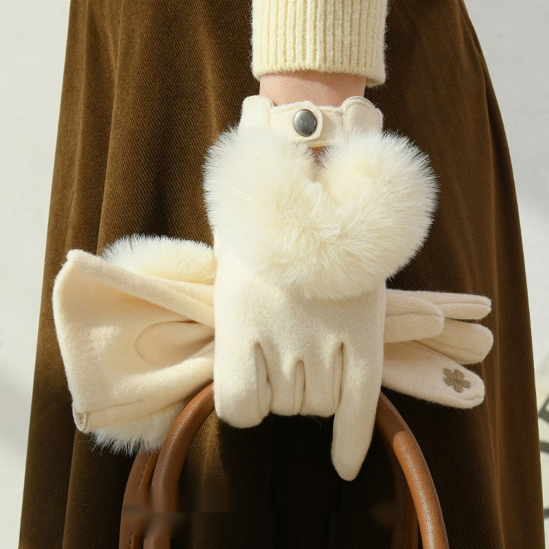 Damen Cashmere Winterhandschuhe – Luxuriös Weich & Warm