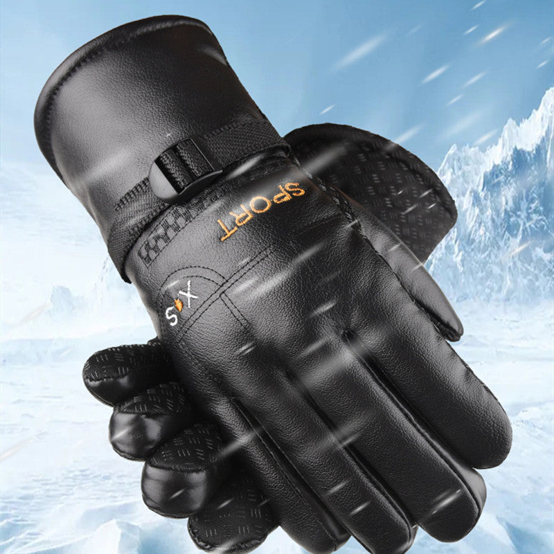 Men's Waterproof Non-slip Warm Outdoor Winter Gloves