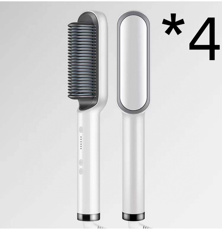 2-in-1 Glättungsbürste & Lockenstab – Ionen Haarstyler Elektrisch