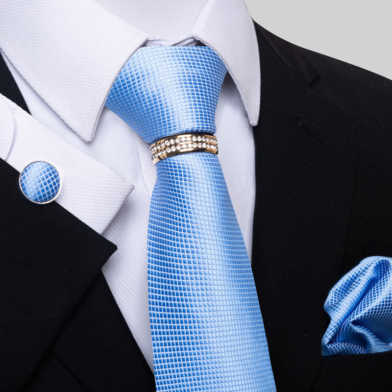 Men's Tie colorful striped floral modern elegant statement