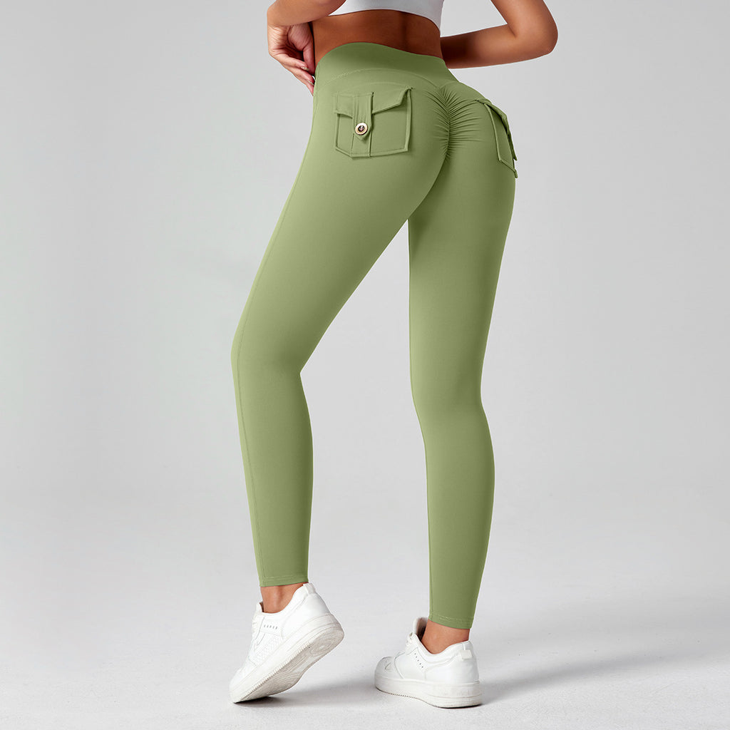 Women's High Waist Fitness Leggings – Push-Up Yoga Workout Pants