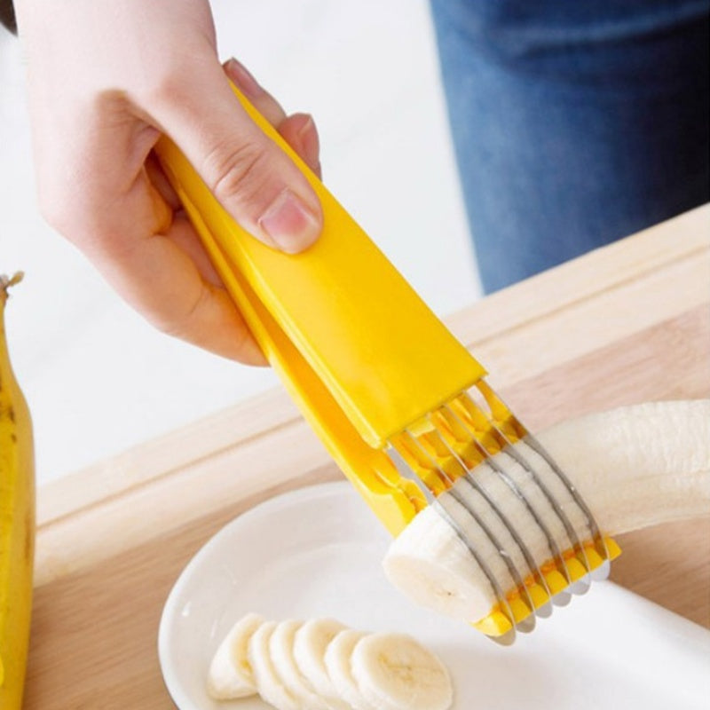 Banana Slicer Stainless Steel | Fruit Sausage Slicer Kitchen Helper