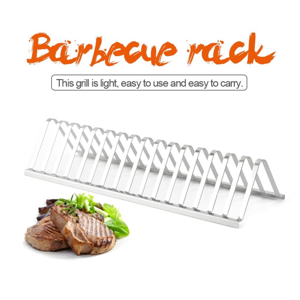 Edelstahl Rib Rack BBQ Grillhalter – Premium Grillständer