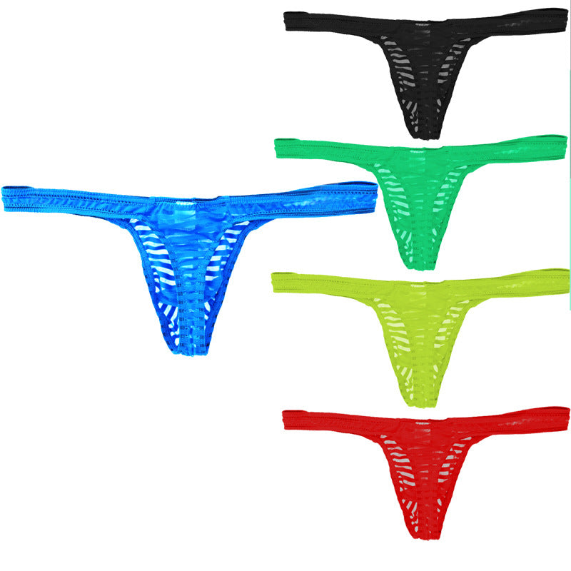 Men's T-String Underwear – Breathable Low-Waist U-Convex Briefs