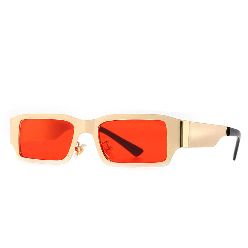 Kleine eckige Sonnenbrille | Metall | Unisex Retro Stil