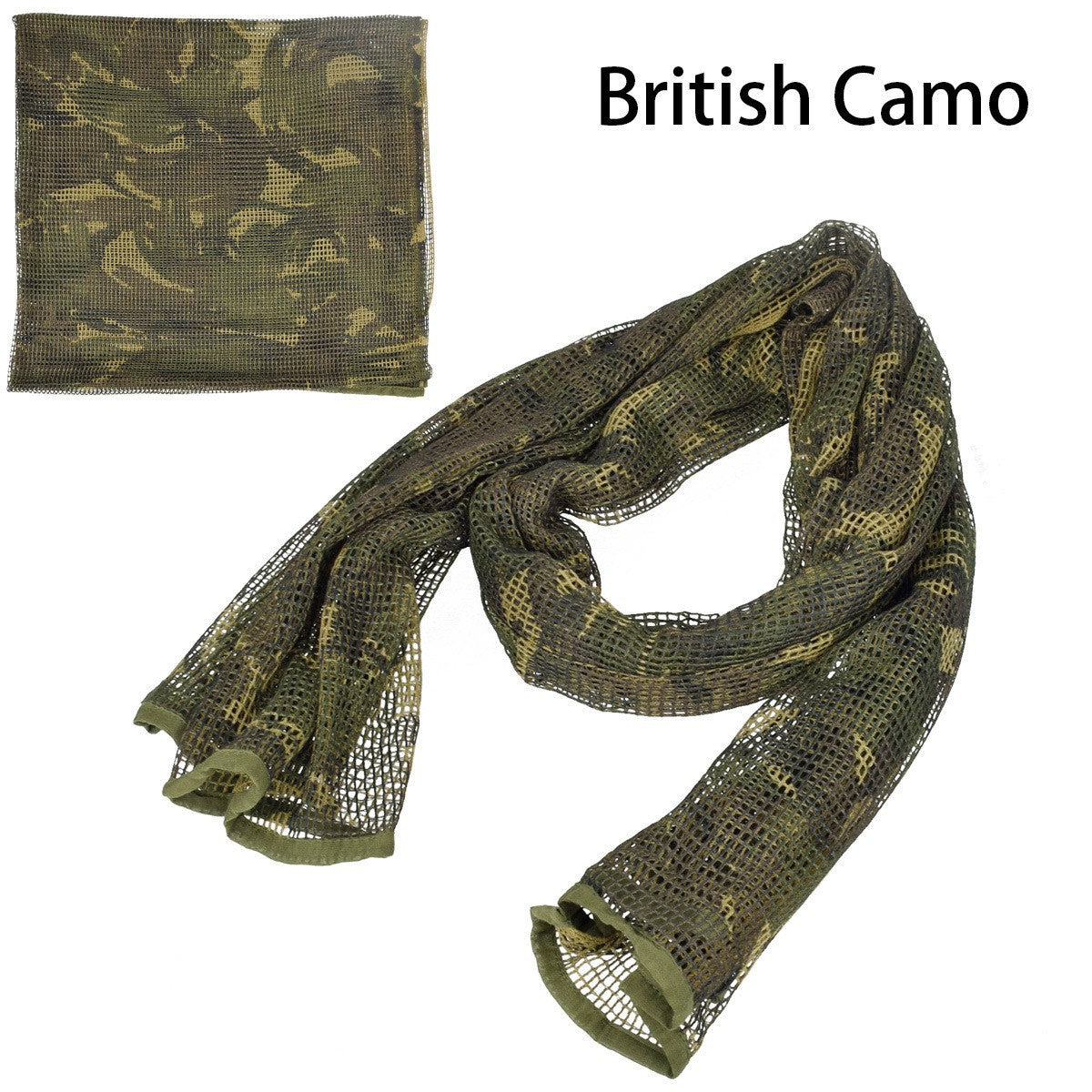 Unisex Outdoor Scarf Camouflage breathable lightweight versatile