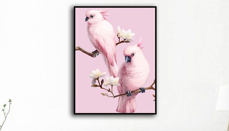 Parrot Diamond Painting Round | Buy DIY Wall Art Creatively