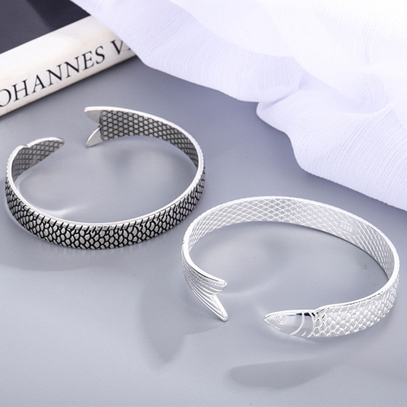 Fashionable, Characteristic JINLONGYU Open-End Bangle for Women