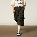 Men's Cargo Cropped Trousers | Loose Straight Casual Trend
