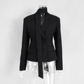 Eleganter Damen-Blazer mit Taillengürtel – Figurbetont & Wintertauglich