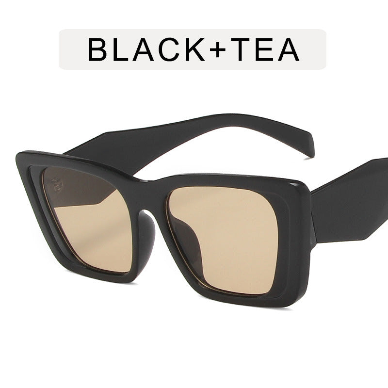 Retro Oversize Cat Eye Sonnenbrille | Damen UV400 Luxus