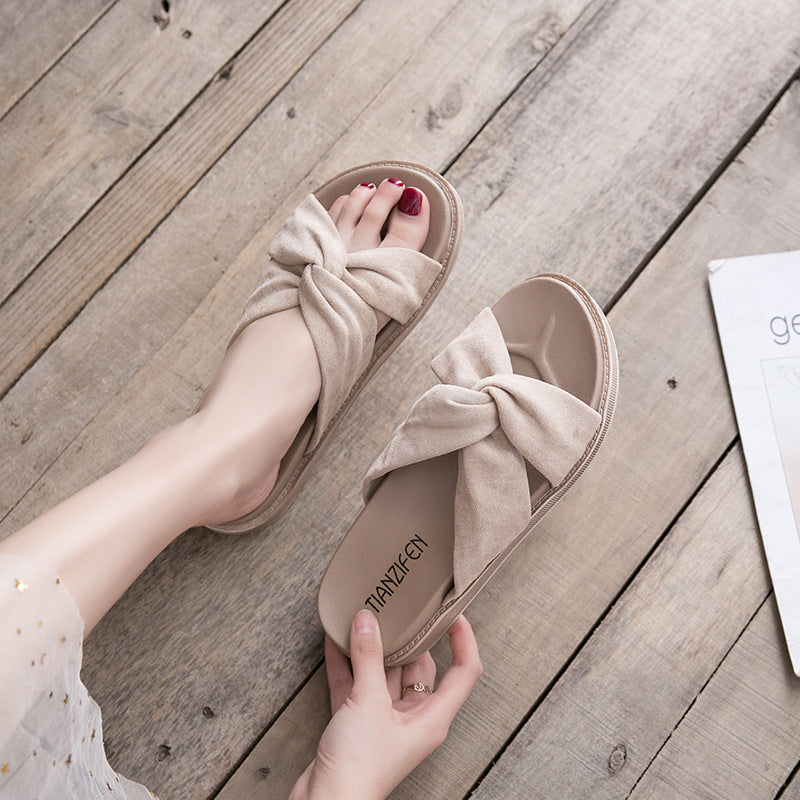 Women's Sandals Retro Style Summer Comfortable Trendy Hong Kong Look