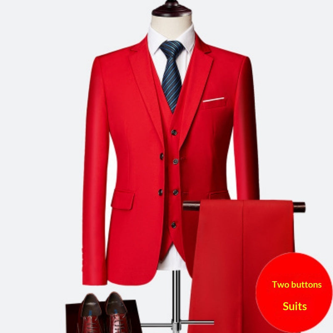 Men's Black Business Suit – Elegant Slim Fit Modern Set