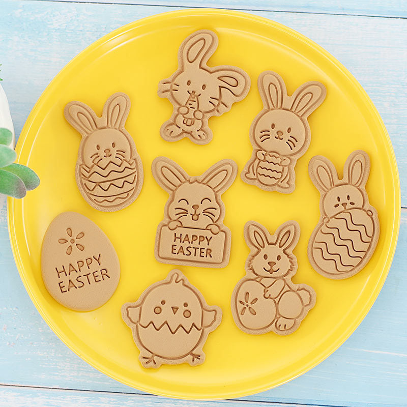 Easter Cookie Cutter Bunny Egg - Cartoon Cutter Set