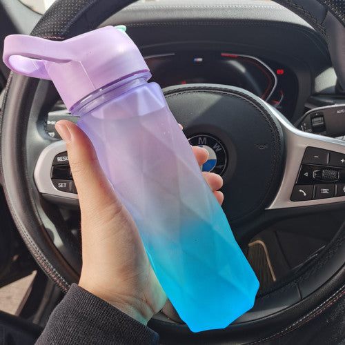 Spray Drinking Bottle Premium – Sports Water Bottle with Mist Function