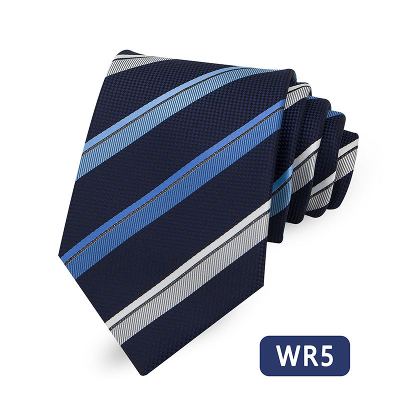 Men's Striped Tie Elegant Business Casual Modern