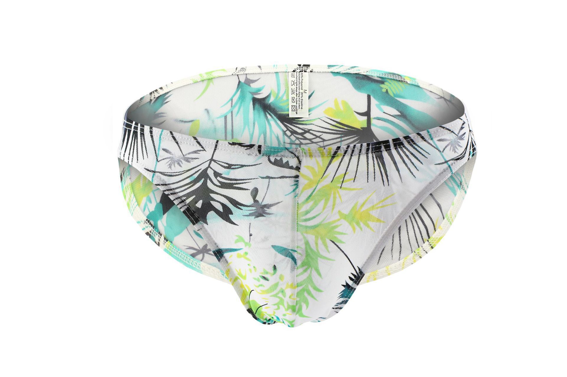 Herren Mesh Slips mit Print – Atmungsaktive Fashion Unterwäsche
