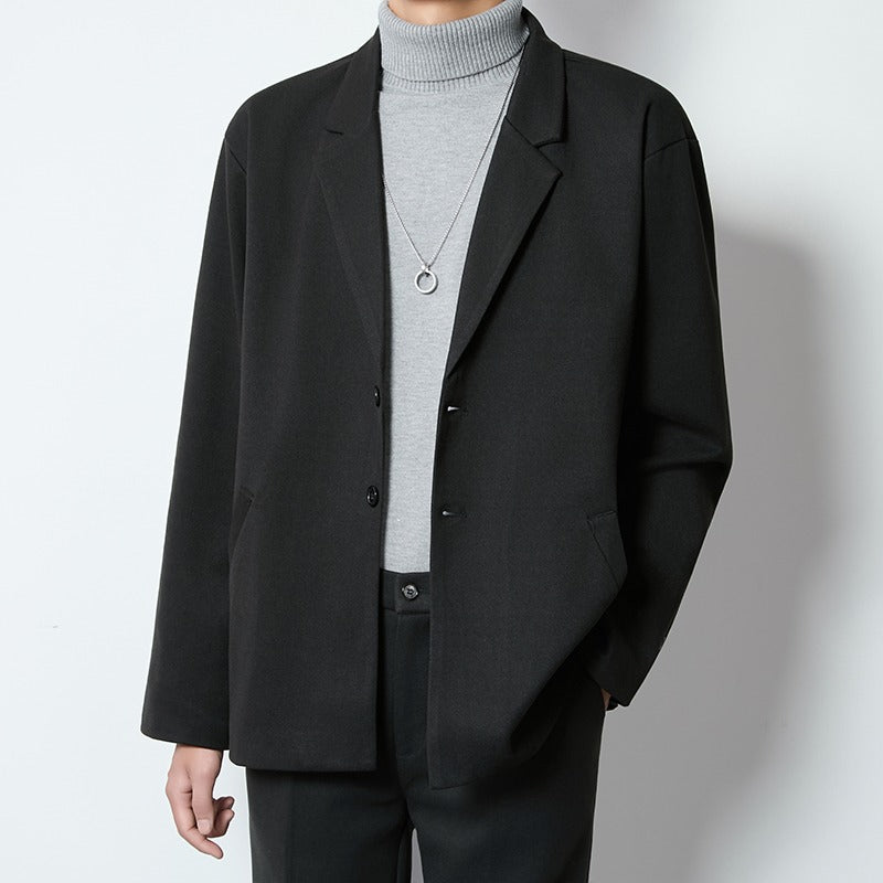 Herren Casual Wollblazer locker geschnitten – Eleganter Freizeit Blazer