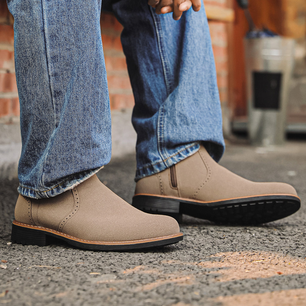 Men's Autumn Fleece Boots – Warm Casual Winter Ankle Boots